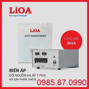 Biến áp tự ngẫu LiOA 3000VA