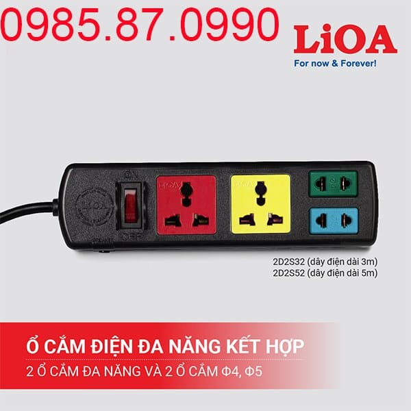 Ổ cắm LiOA 4 lỗ