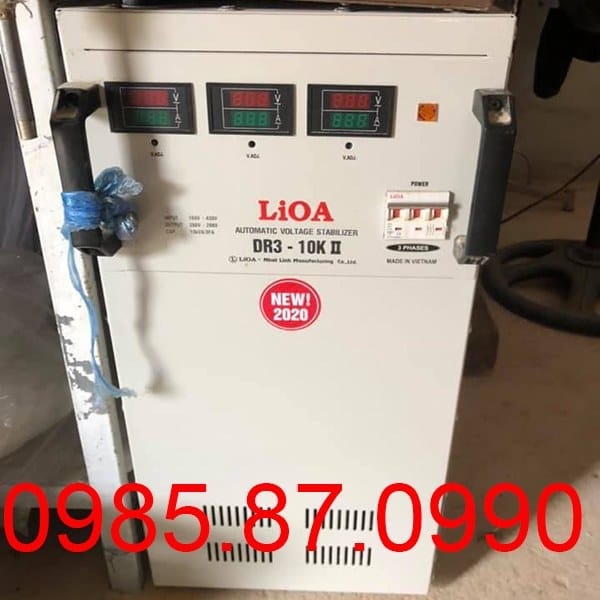 Ổn Áp LiOA 10KVA 3 Pha DR3-10KII Dải 160V Giá Rẻ 1 Ổn áp LiOA 10KVA 3 pha DR3-10KII