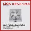 Quạt thông gió LiOA EVF20B2