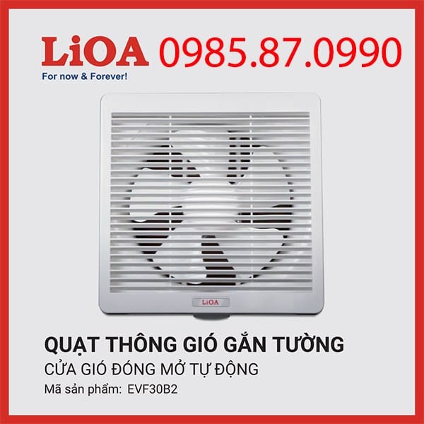 Quạt Thông Gió LiOA EVF30B2 Hút Mùi Gắn Trần 2 Quạt thông gió LiOA EVF30B2