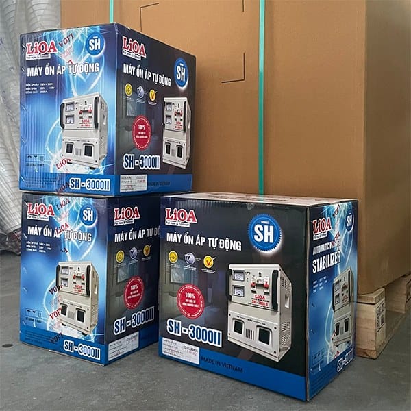 Ổn Áp LiOA 3KVA SH-3000II Dải 130V 3000VA 3000W 4 Ảnh ổn áp LiOA 3KVA SH-3000II